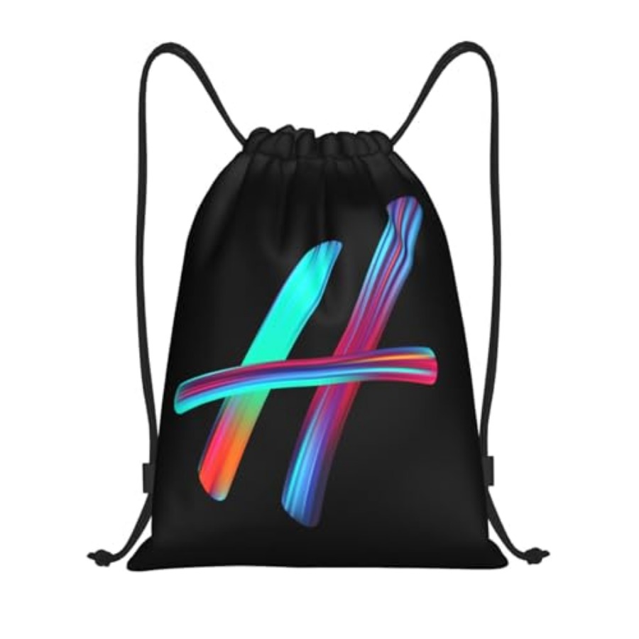 Drawstring Gym Bag - Drawstring Bags Initial Drawstring Backpack Sackpack