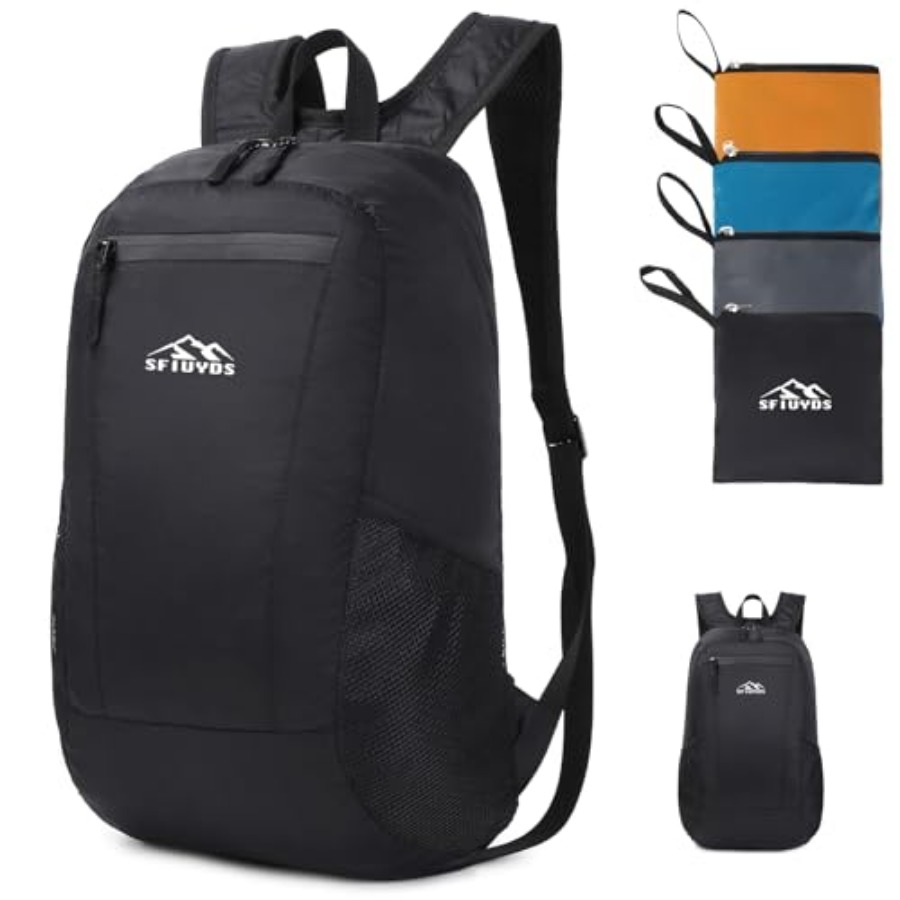 Foldable Backpack Small - Lightweight Hiking Backpack Small, Waterproof Hiking