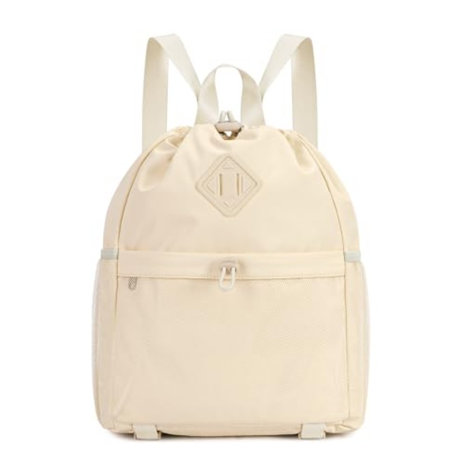 Drawstring Gym Bag - Drawstring Backpack for Women, Lightweight Gym