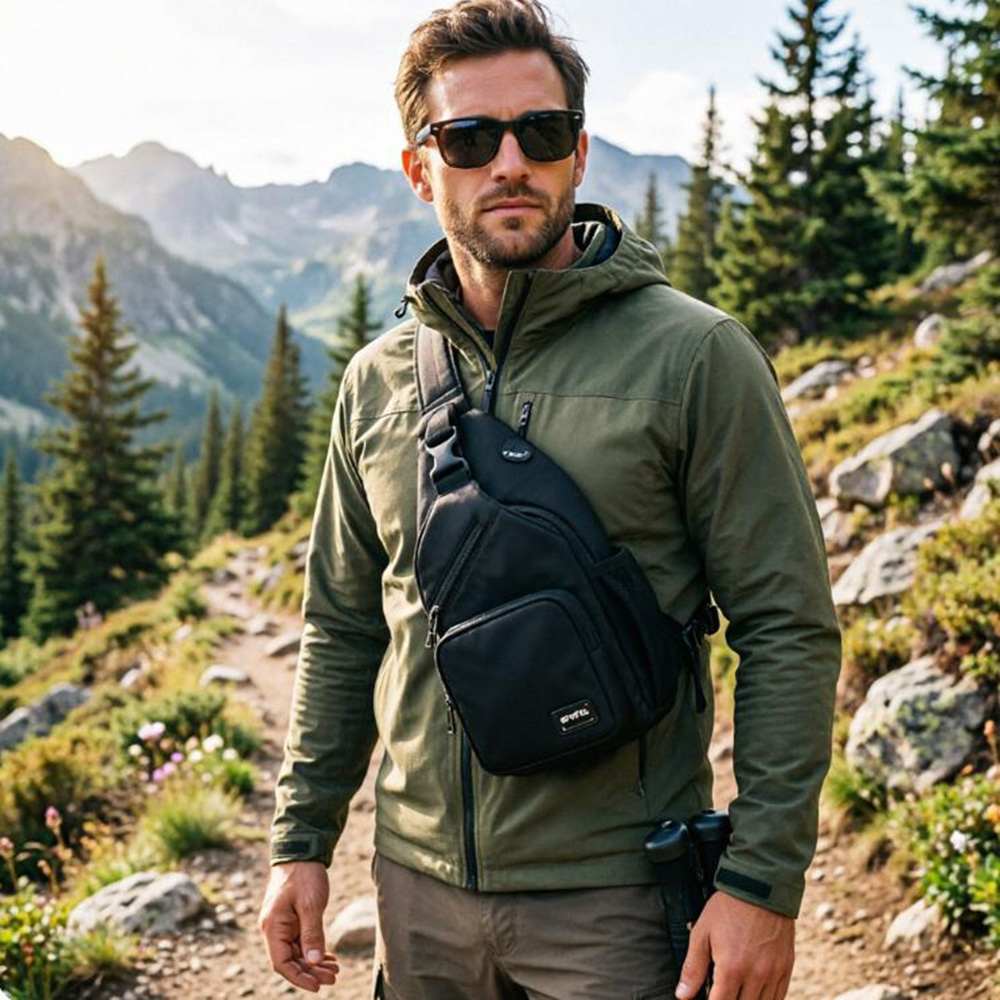 Hiking Backpack Waterproof - Waterproof Chest Bag Sports Crossbody Shoulder