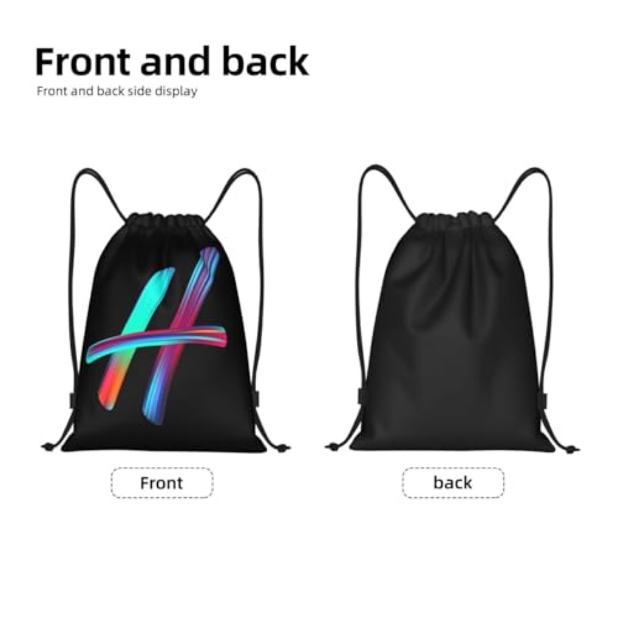 Drawstring Bags Initial Drawst - огляд і ціна Drawstring Gym Bag