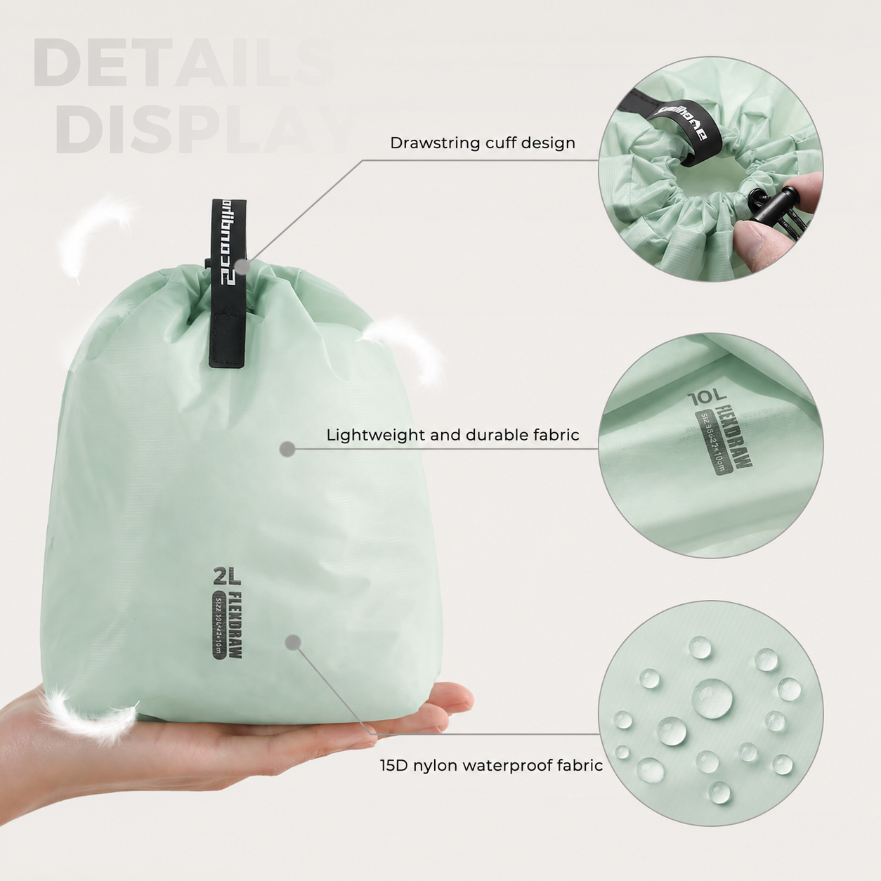 Large Capacity Waterproof Stor - огляд і ціна Hiking Backpack Waterproof
