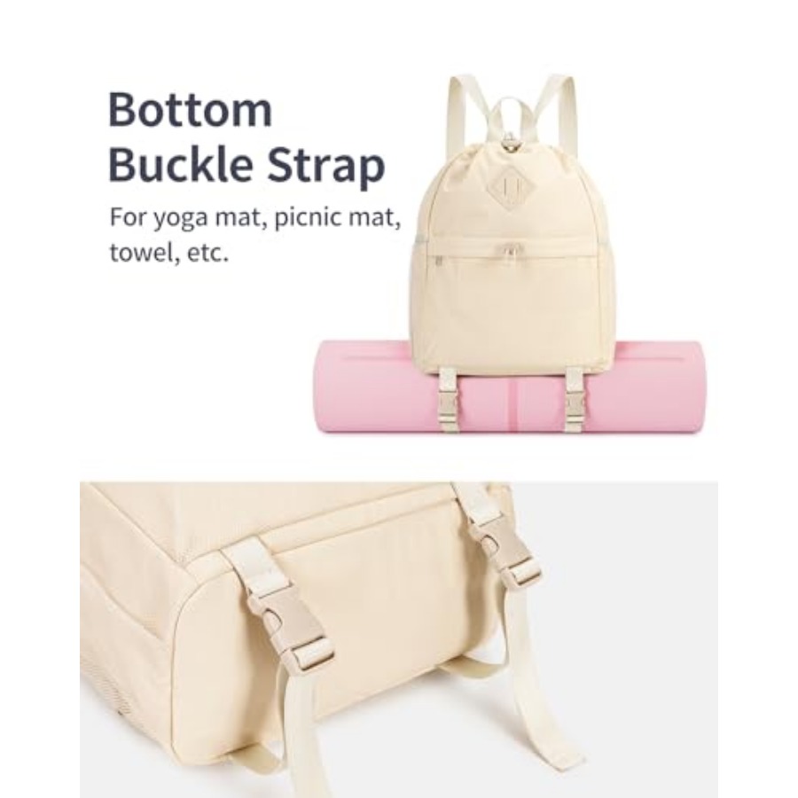 Drawstring Backpack for Women, - огляд і ціна Drawstring Gym Bag
