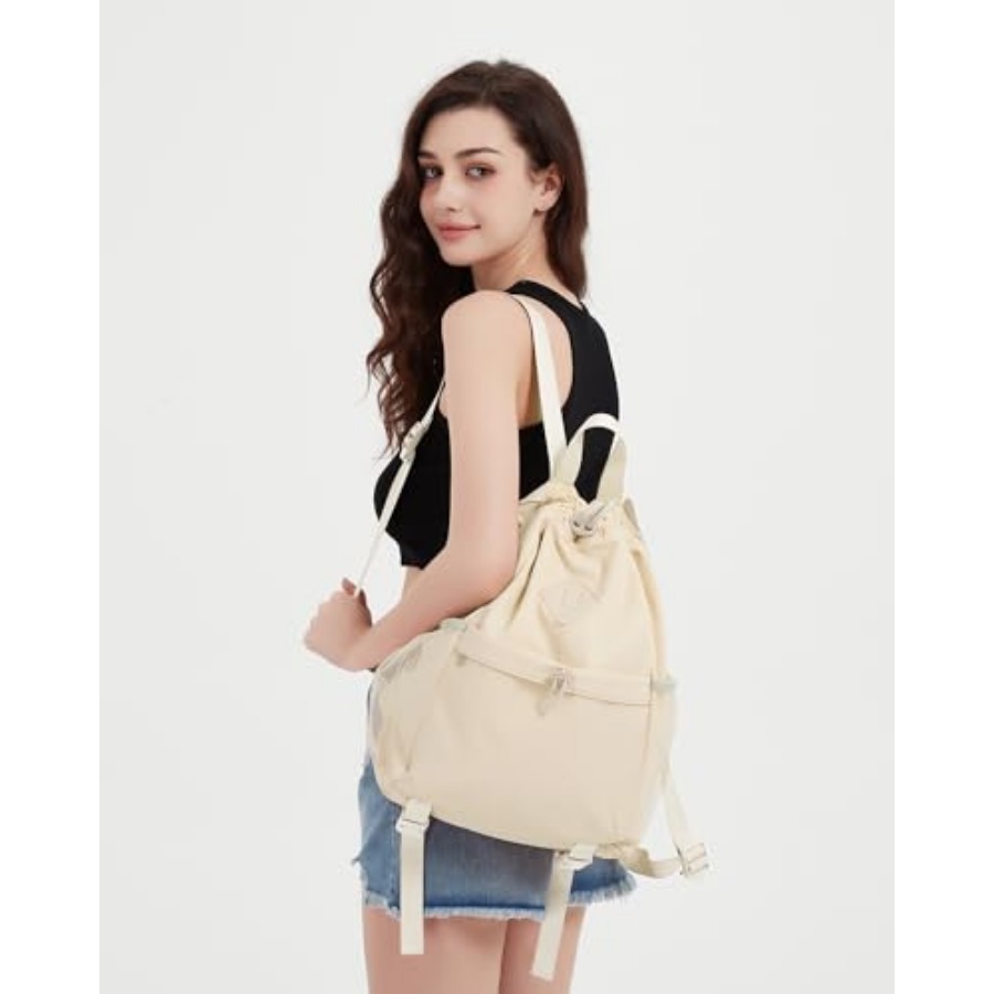 Drawstring Backpack for Women, - огляд і ціна Drawstring Gym Bag