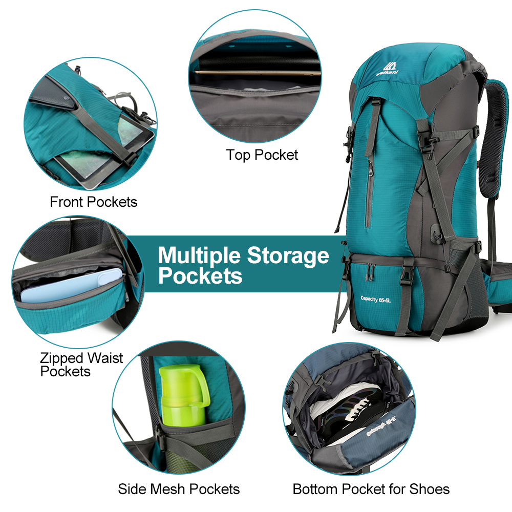 70L Travel Backpack Hiking Bac - огляд і ціна Rain Cover Backpack