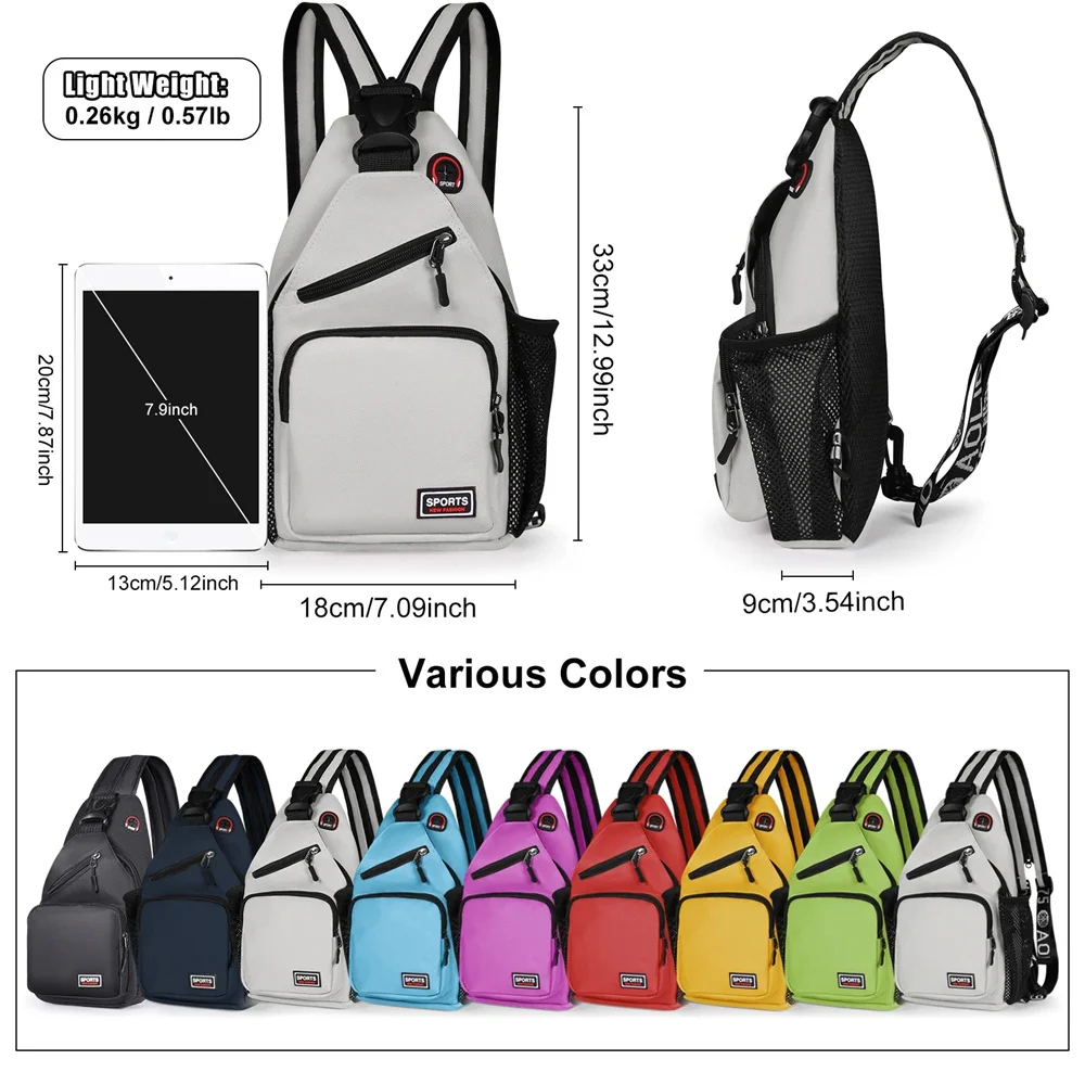 Multi-pocket Casual Chest Bag  - огляд і ціна Sling Backpack Shoulder