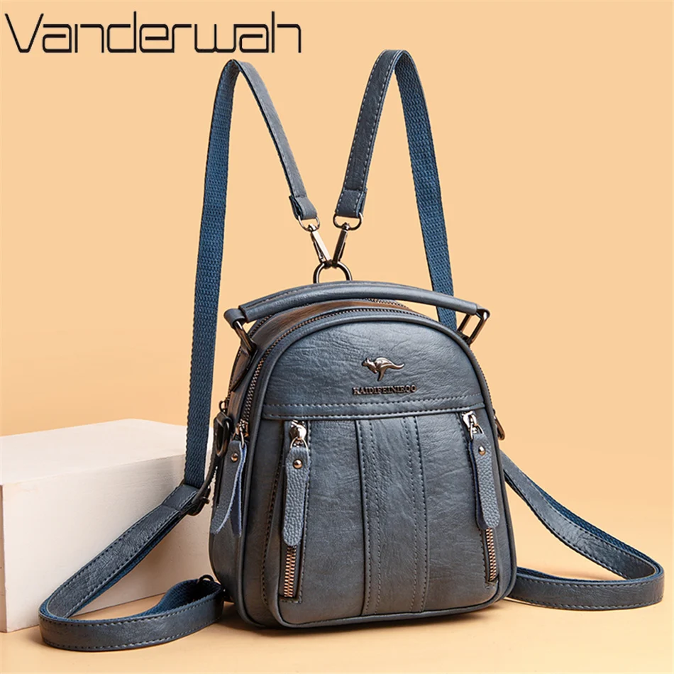 4 In 1 Leather Backpacks Multi - огляд і ціна Leather Backpack Vintage