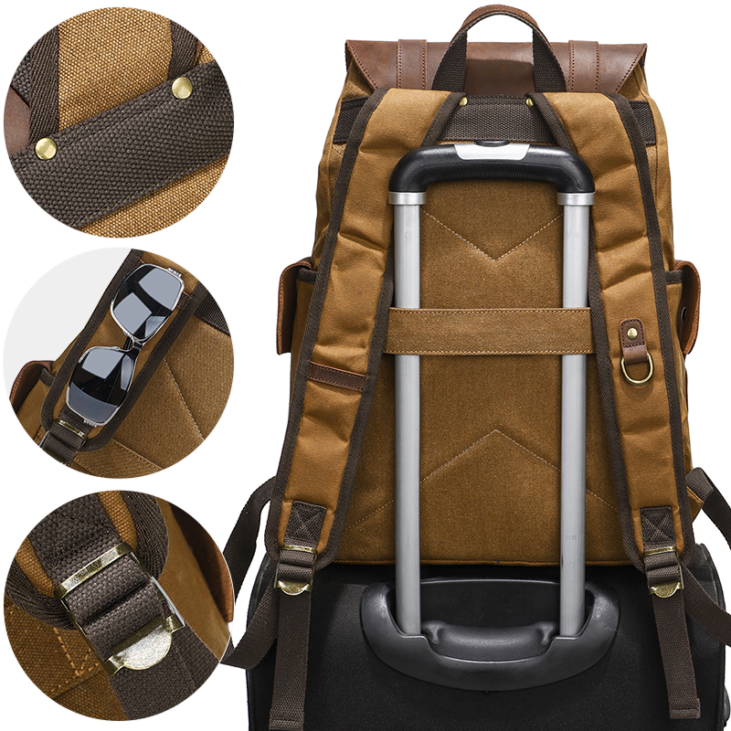 Men's Backpack Vintage Waxed C - огляд і ціна Leather Backpack Vintage