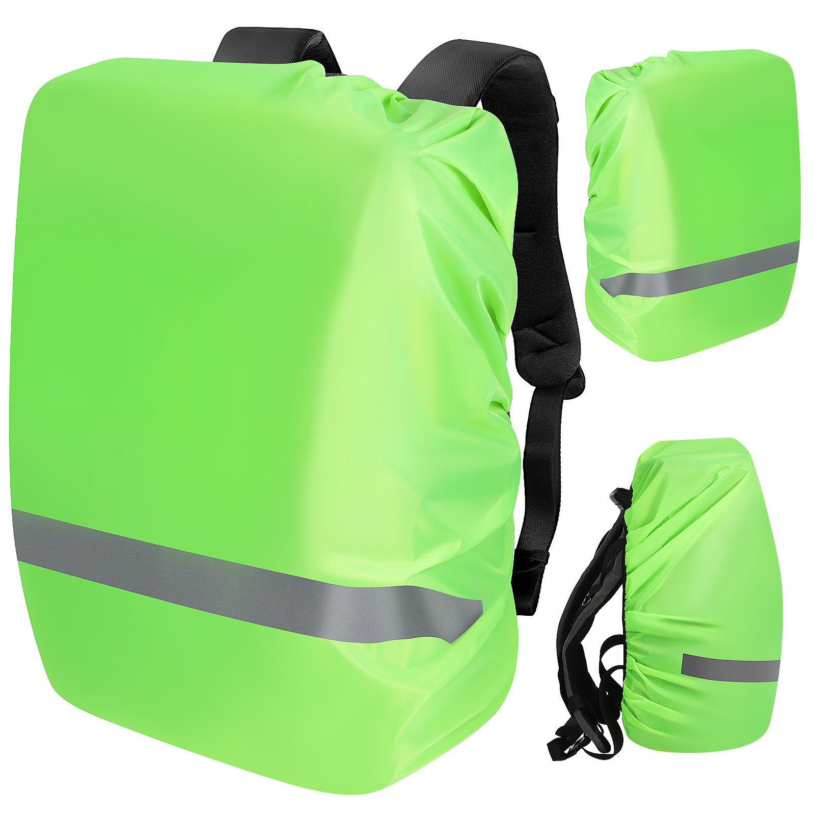 3Pcs Reflective Backpack Rain  - огляд і ціна Rain Cover Backpack