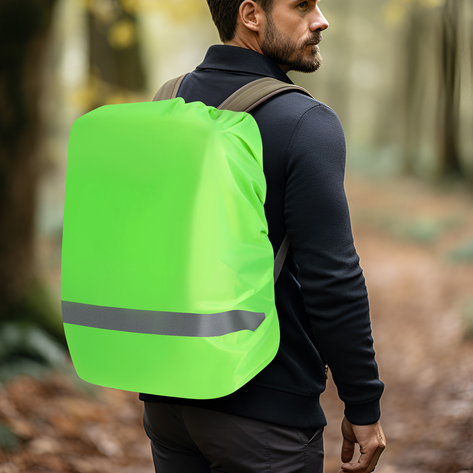 3Pcs Reflective Backpack Rain  - огляд і ціна Rain Cover Backpack
