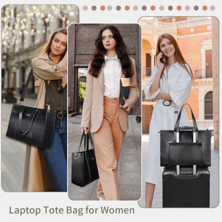 ESTARER Women's Laptop Leather - огляд і ціна Laptop Sleeve Removable