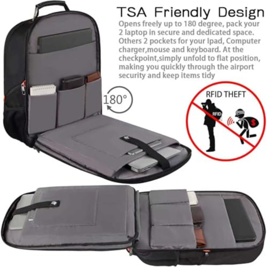 Travel Laptop Backpack, Extra  - огляд і ціна Travel Backpack Anti Theft