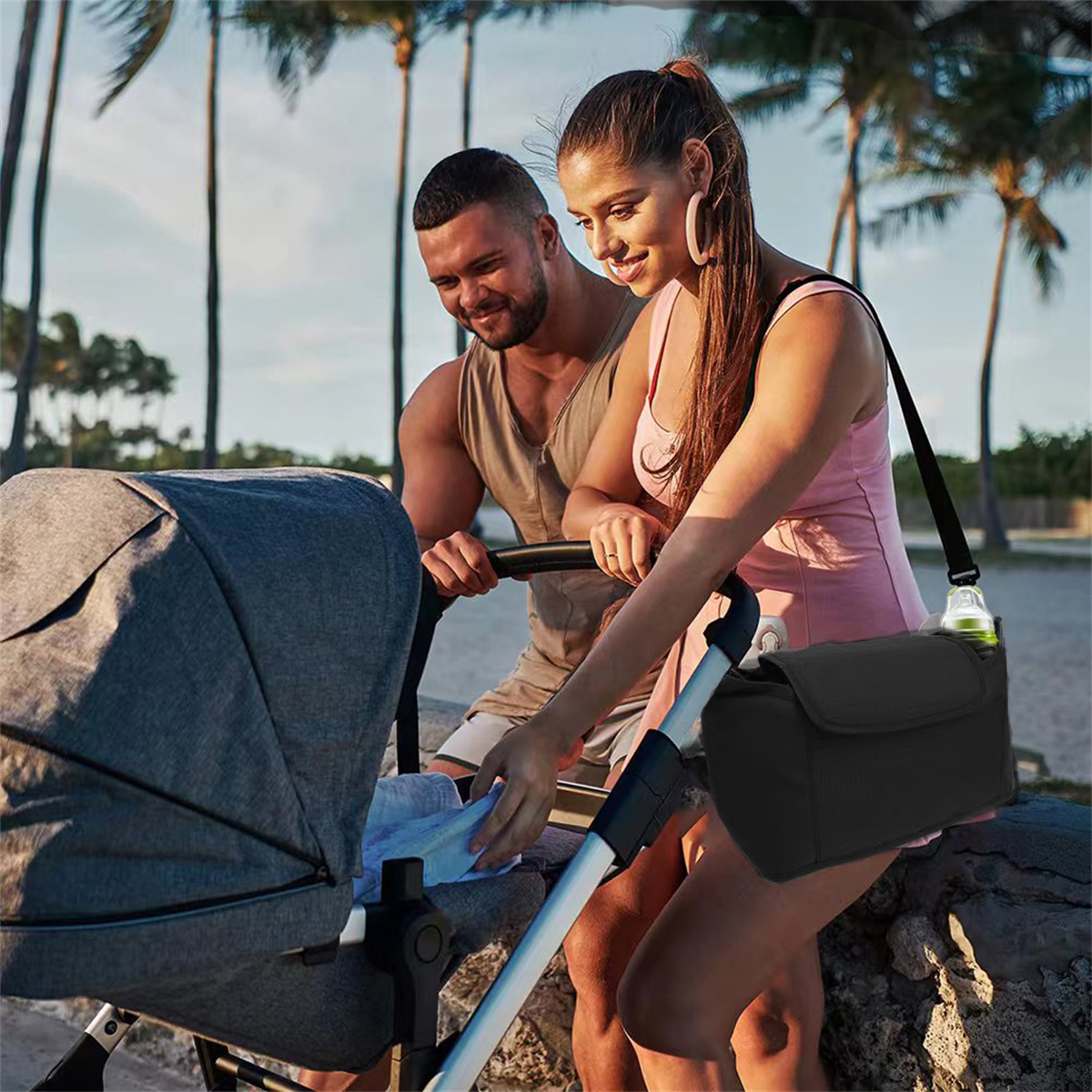 Baby stroller storage and stor - огляд і ціна Backpack Diaper Bag