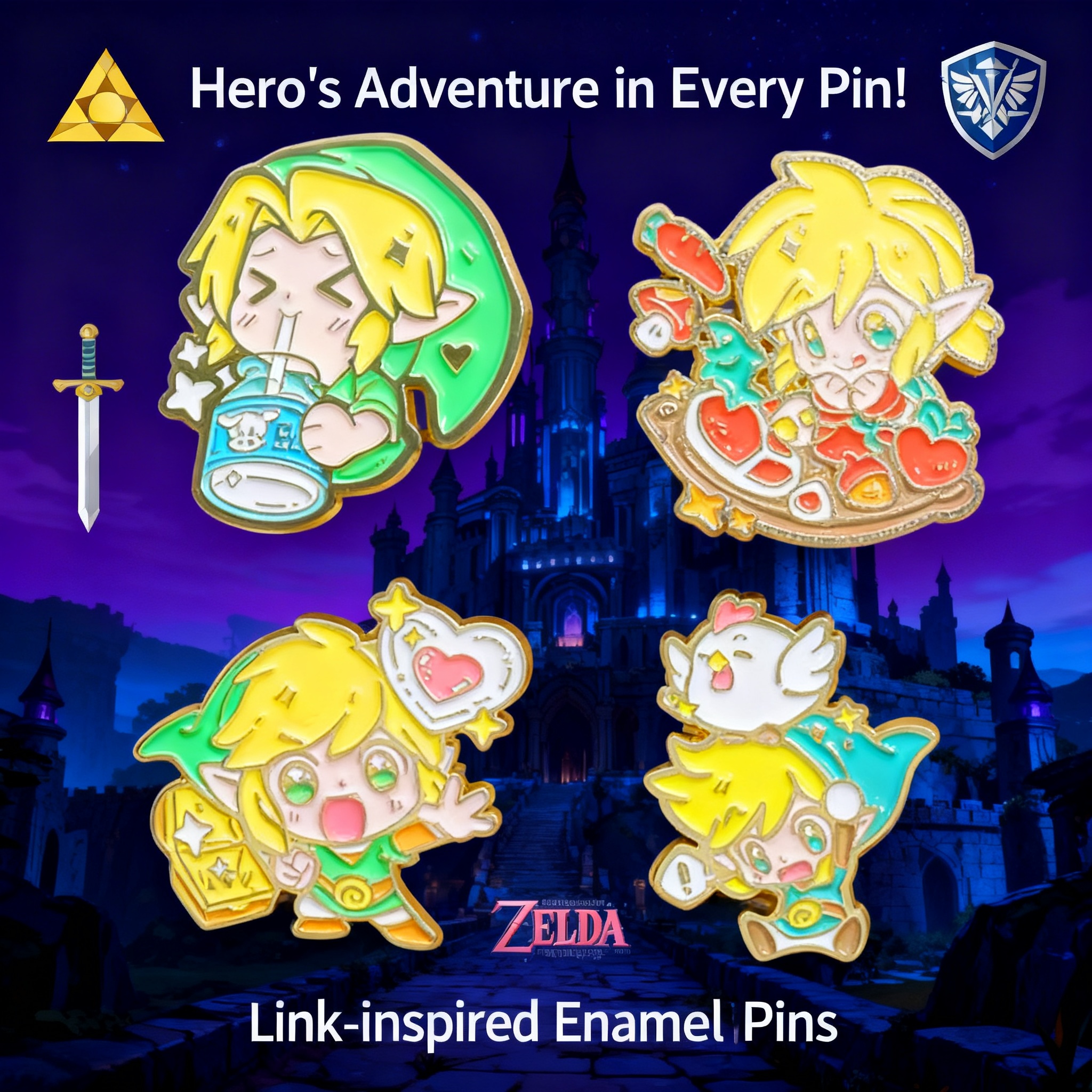 Adventure Game Badges Enamel P - огляд і ціна Fashion Backpack Women