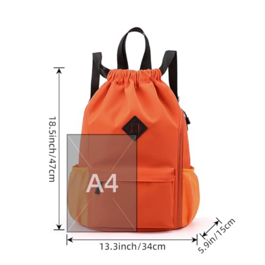 Waterproof Drawstring Gym Back - огляд і ціна Drawstring Gym Bag
