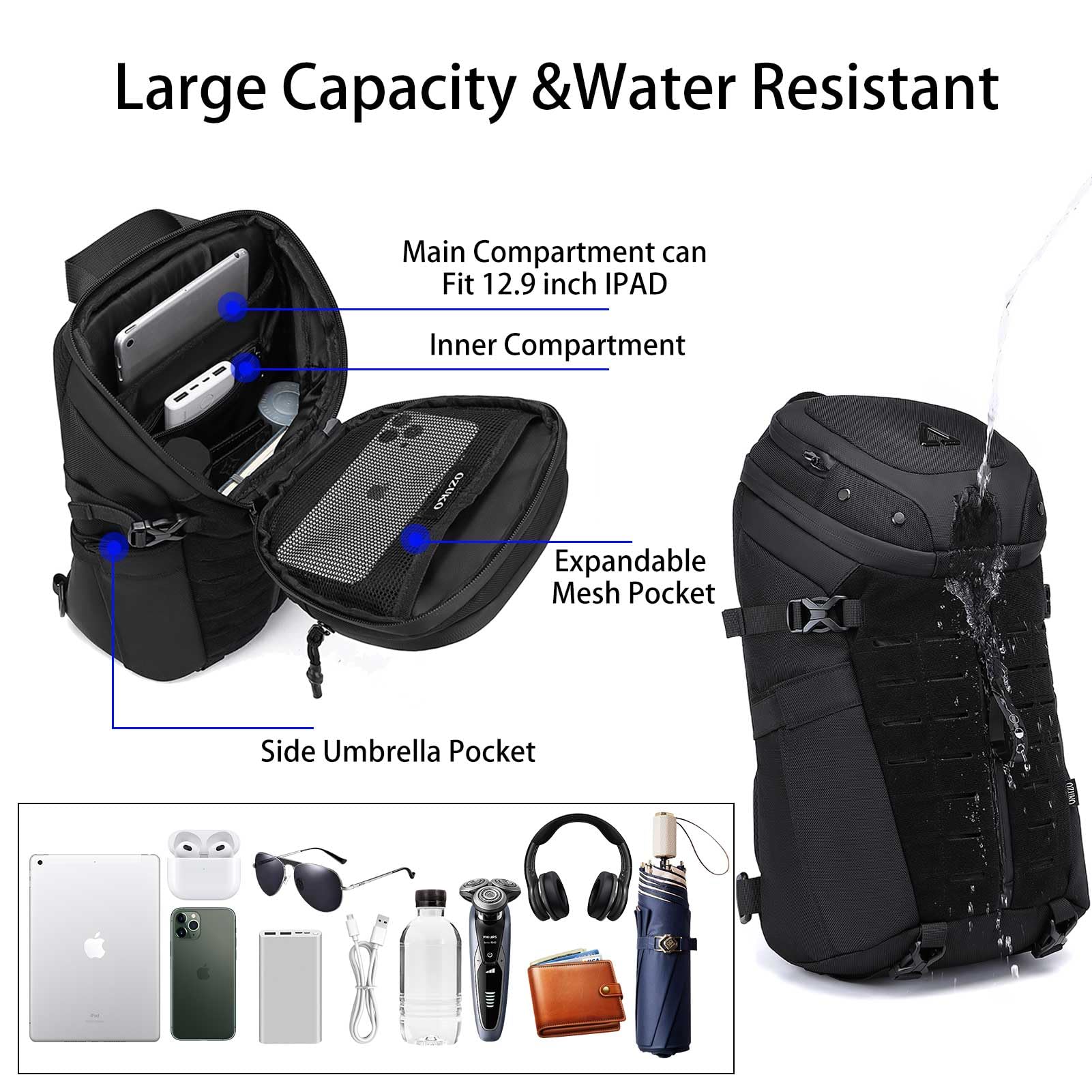 Anti Theft Sling Bag Shoulder  - огляд і ціна Sling Backpack Shoulder