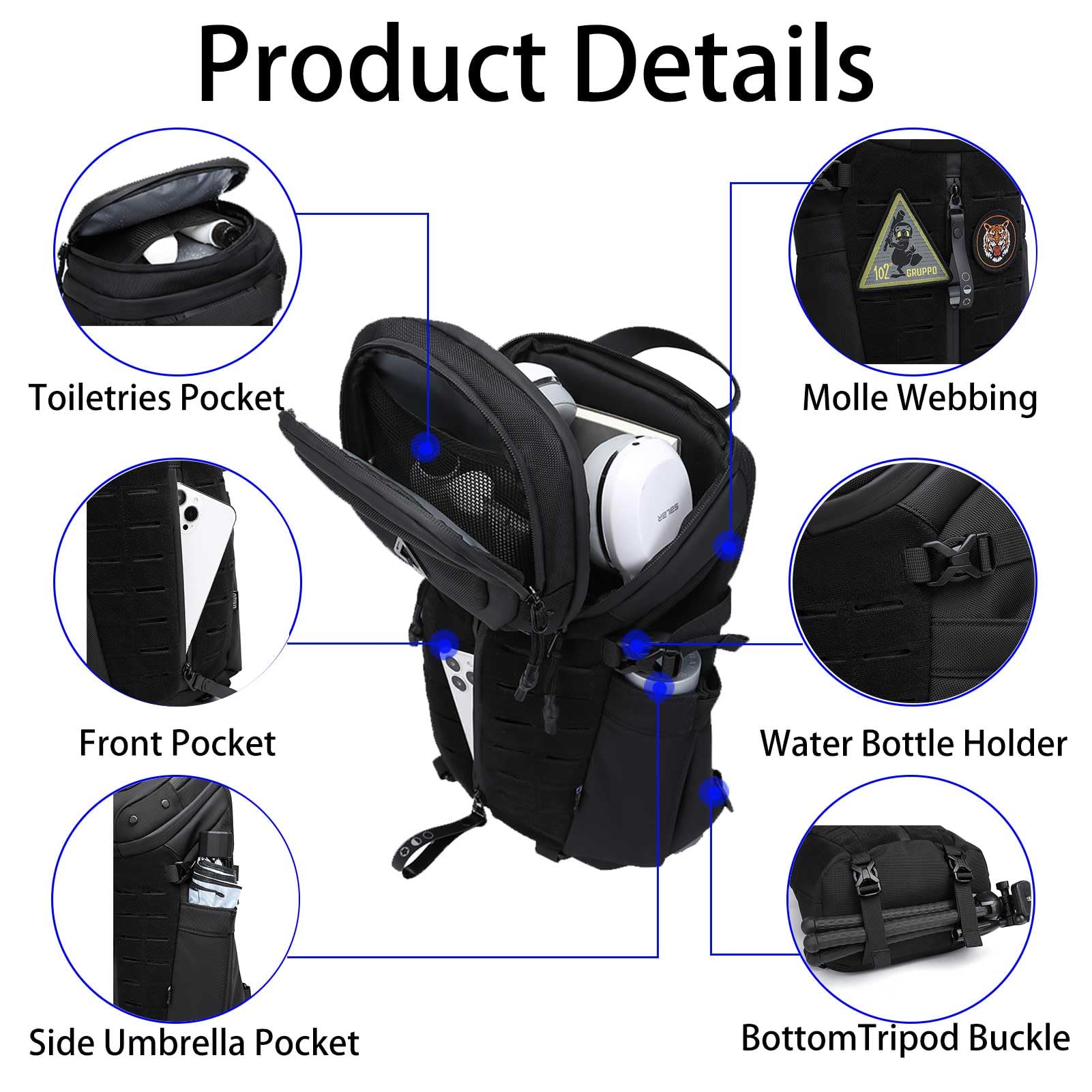 Anti Theft Sling Bag Shoulder  - огляд і ціна Sling Backpack Shoulder