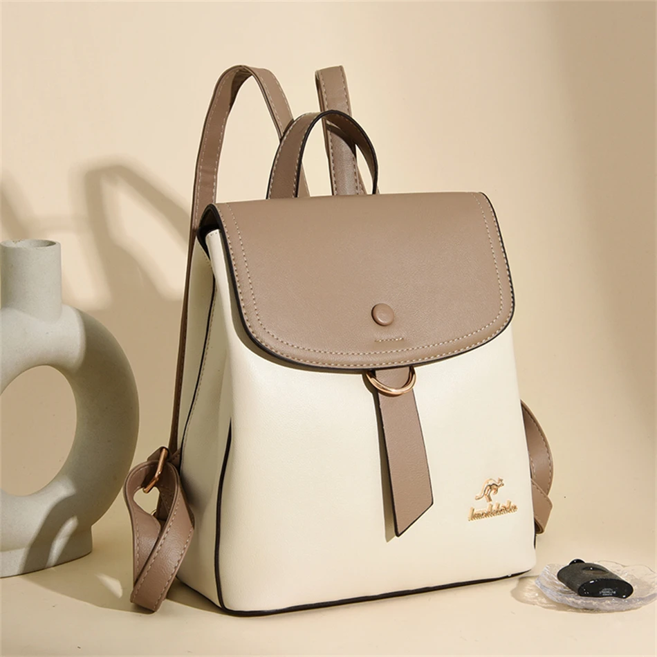 2024 High Quality Fashion Prin - огляд і ціна Leather Backpack Vintage