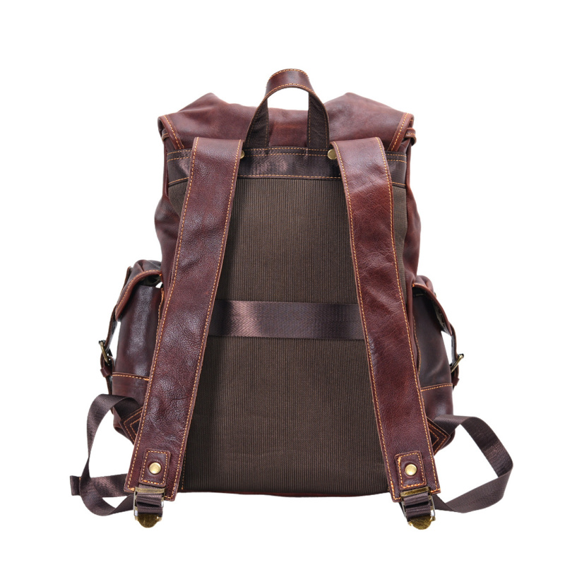 European and American vintage  - огляд і ціна Leather Backpack Vintage