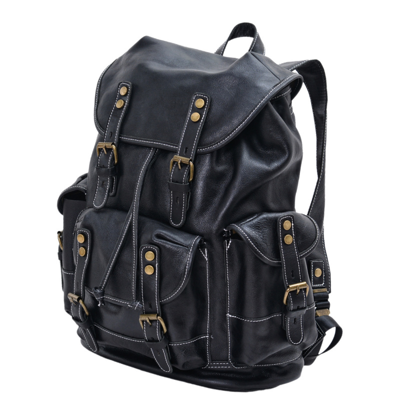 European and American vintage  - огляд і ціна Leather Backpack Vintage