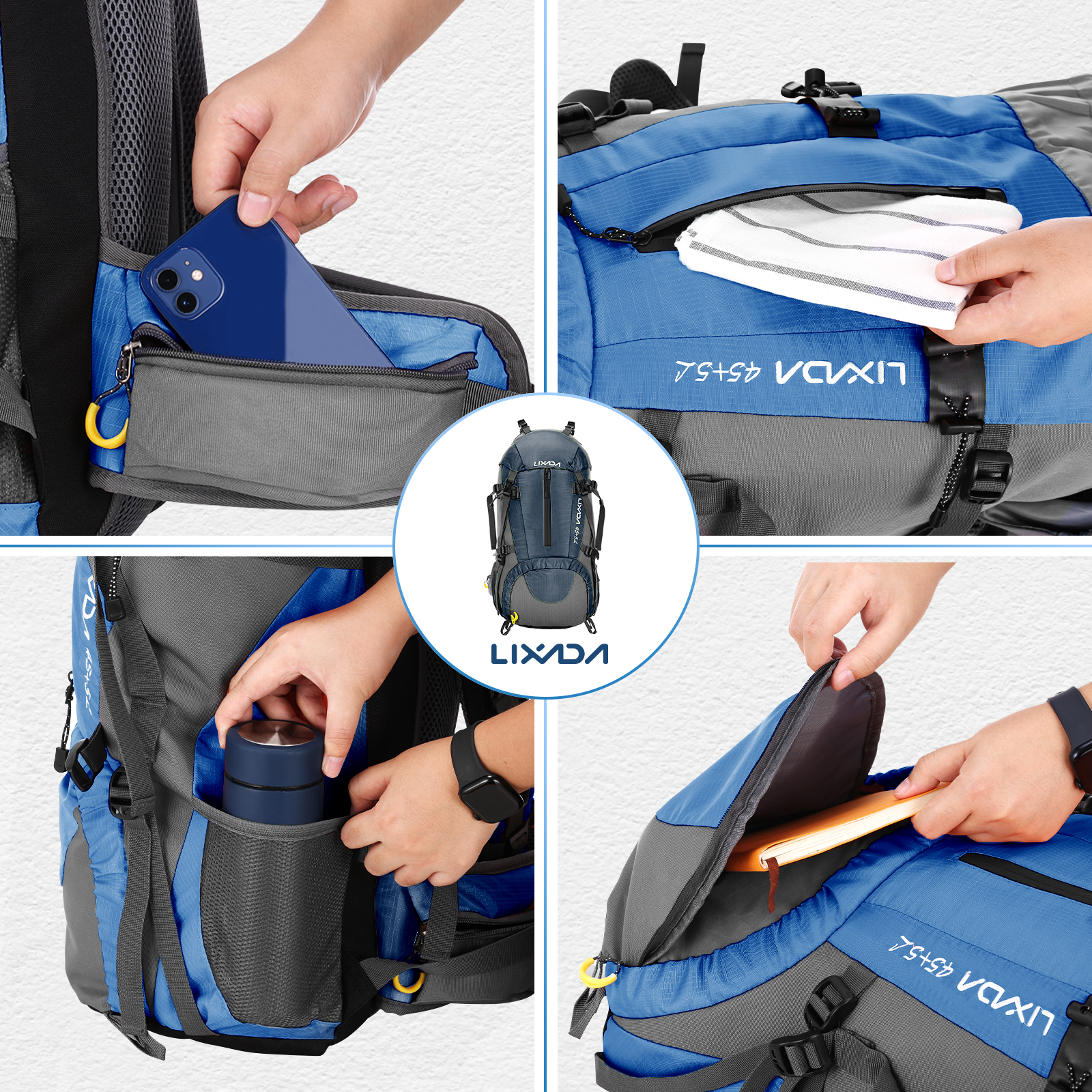 Lixada 50L Large Waterproof Tr - огляд і ціна Rain Cover Backpack
