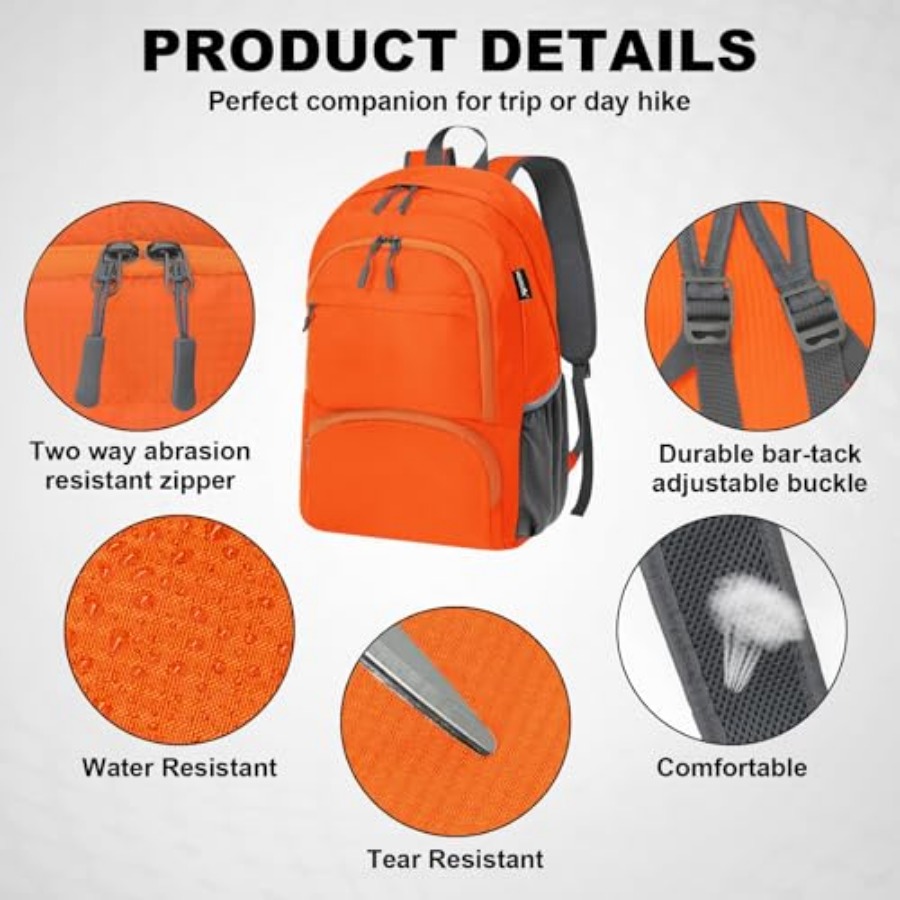 20L Lightweight Packable Hikin - огляд і ціна Foldable Backpack Small